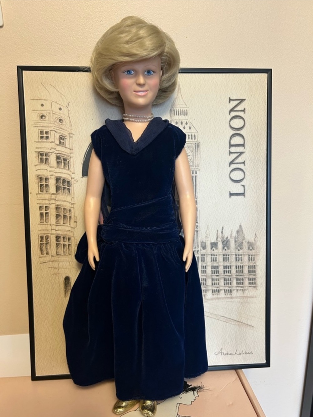 Diana Princess of Wales Doll by Peggy Nisbet